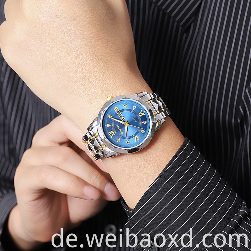 Blue Alloy Watches For Men Jpg